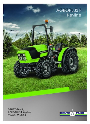 4WD traktorok DEUTZ-FAHR Agroplus F 80.4 Keyline