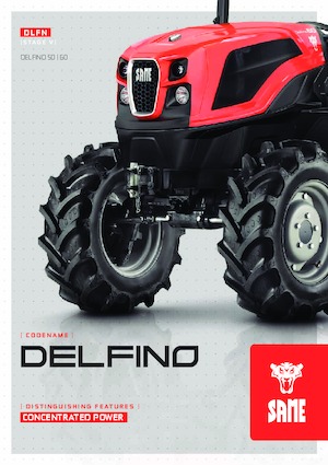 4WD traktorok SAME Delfino 60