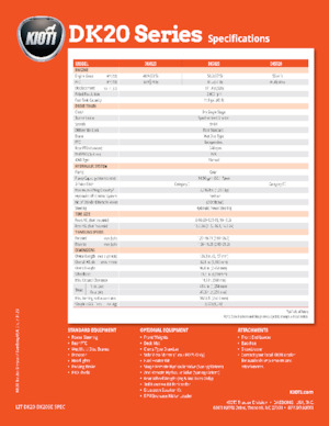 4WD traktorok Kioti DK5020