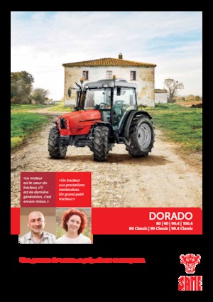 4WD traktorok SAME Dorado 80