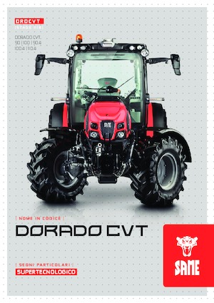 4WD traktorok SAME Dorado CVT 100.4 