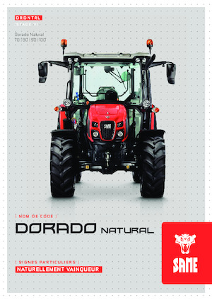 4WD traktorok SAME Dorado 100 Natural 