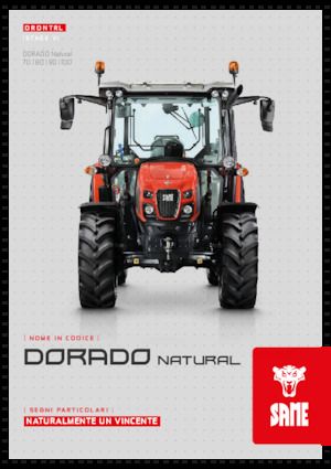 4WD traktorok SAME Dorado 100 Natural 