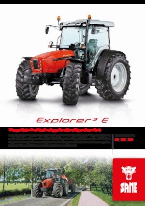 4WD traktorok SAME Explorer³ E 115