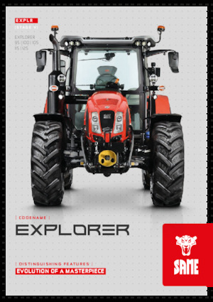 4WD traktorok SAME Explorer 125