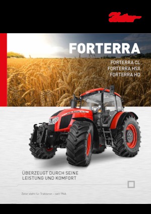 4WD traktorok Zetor Forterra 140 HD