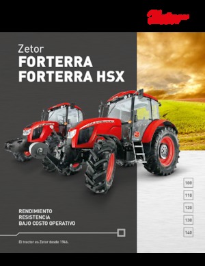 4WD traktorok Zetor Forterra HSX 140