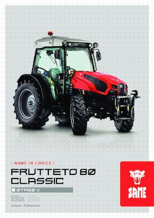 4WD traktorok SAME Frutteto V 80 Classic 