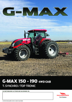 4WD traktorok McCormick G190 Max 