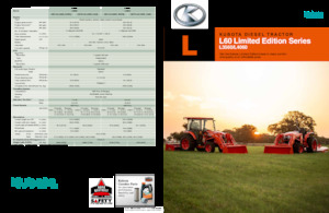 4WD traktorok Kubota L3560HST-LE