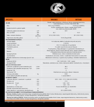 4WD traktorok Kubota M 7060