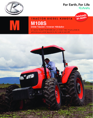 4WD traktorok Kubota M108S