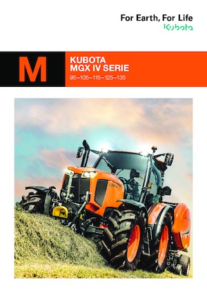 4WD traktorok Kubota M125GX-IV