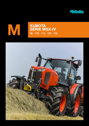 4WD traktorok Kubota M125GX-IV
