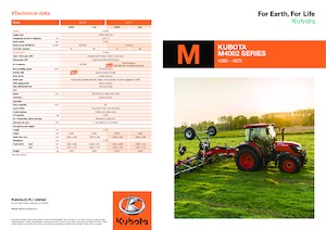 4WD traktorok Kubota M4062