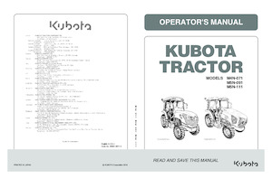 4WD traktorok Kubota M4N-071
