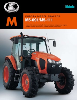 4WD traktorok Kubota M5091