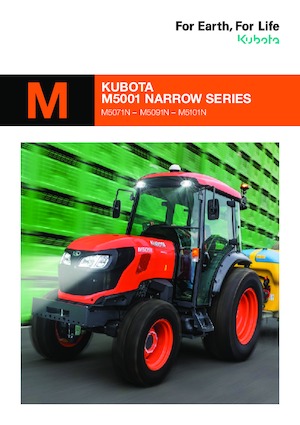 4WD traktorok Kubota M5091N