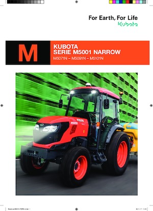 4WD traktorok Kubota M5091N