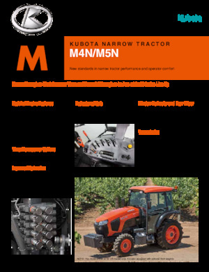 4WD traktorok Kubota M5N-111