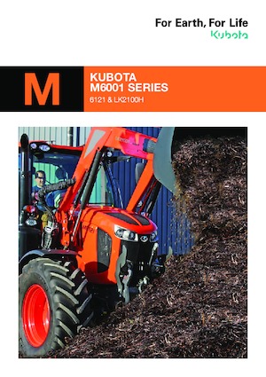 4WD traktorok Kubota M6121