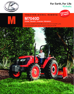 4WD traktorok Kubota M7040D