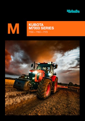 4WD traktorok Kubota M7133