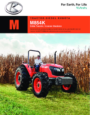 4WD traktorok Kubota M854K