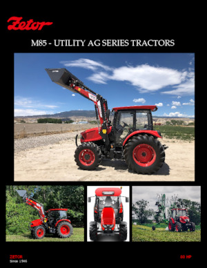 4WD traktorok Zetor M85PSC HD