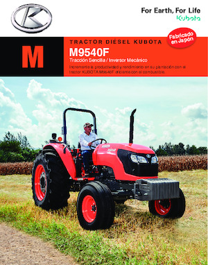 4WD traktorok Kubota M9540F