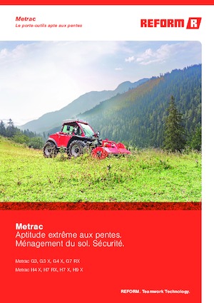 4WD traktorok Reform Werke Metrac H 7 RX