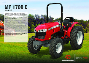 4WD traktorok Massey Ferguson MF 1740 E MP