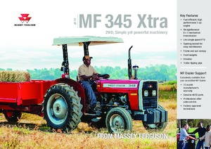 4WD traktorok Massey Ferguson MF 345 Xtra
