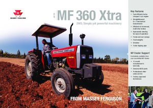 4WD traktorok Massey Ferguson MF 360 Xtra
