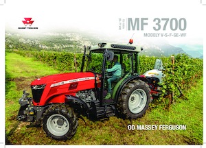 4WD traktorok Massey Ferguson MF 3709 F
