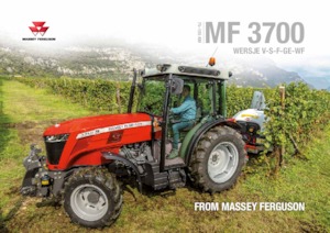 4WD traktorok Massey Ferguson MF 3709 F