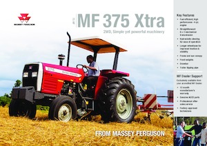 4WD traktorok Massey Ferguson MF 375 Xtra