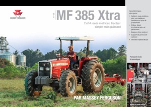 4WD traktorok Massey Ferguson MF 385 Xtra