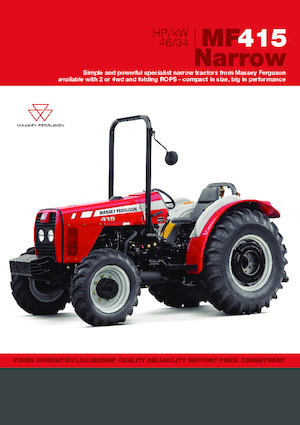 4WD traktorok Massey Ferguson MF 415