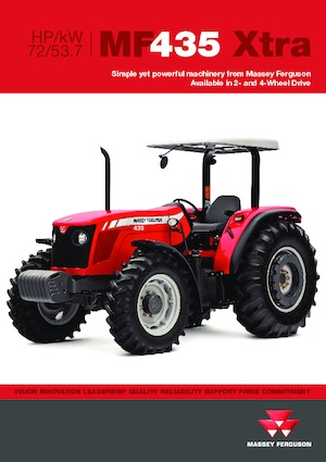 4WD traktorok Massey Ferguson MF 435 Xtra 
