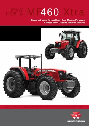 4WD traktorok Massey Ferguson MF 460 Xtra