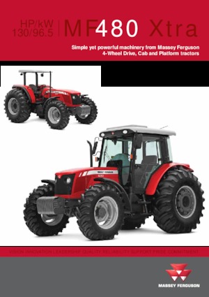 4WD traktorok Massey Ferguson MF 480 Xtra