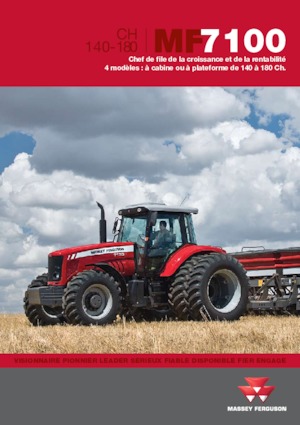 4WD traktorok Massey Ferguson MF 7180 