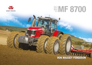 4WD traktorok Massey Ferguson MF 8740 S