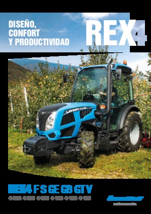 4WD traktorok Landini Rex DT 4-110GE