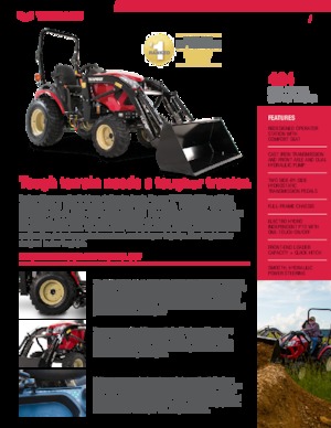 Kompakt kommunális traktorok Yanmar SA424DHX