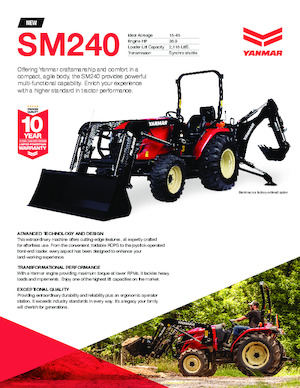 4WD traktorok Yanmar SM240