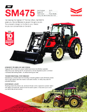 4WD traktorok Yanmar SM475
