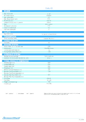 4WD traktorok Landini Solis 45