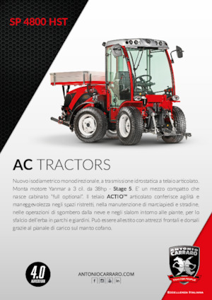 4WD traktorok Carraro SP 4800
